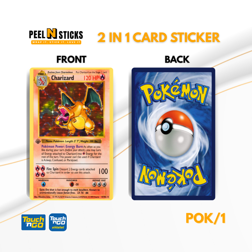 Pokémon TCG Touch n Go Card Sticker Skin