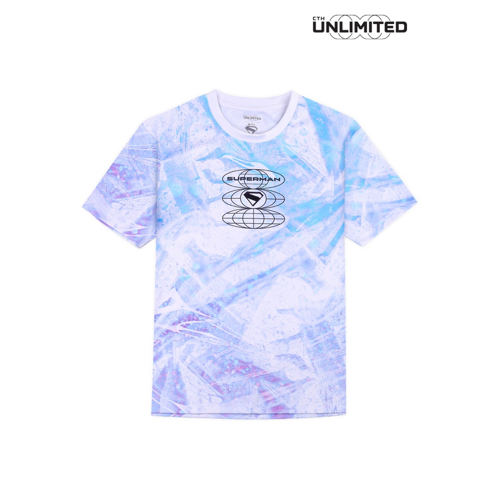 CTH ไม่จํากัดผู้ชาย DC Superman ภาพยนตร์ Baju Jersey Lelaki Lengan Pendek โพลีเอสเตอร์ Lycra Full พิ