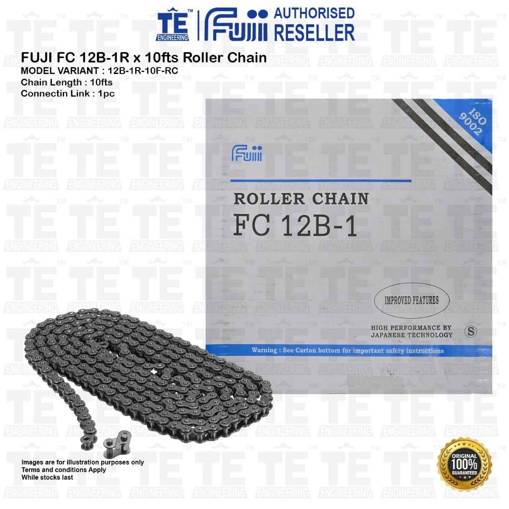 FUJI BS / DIN Simplex Roller Chain FC 12B-1R ( 12B-1R )