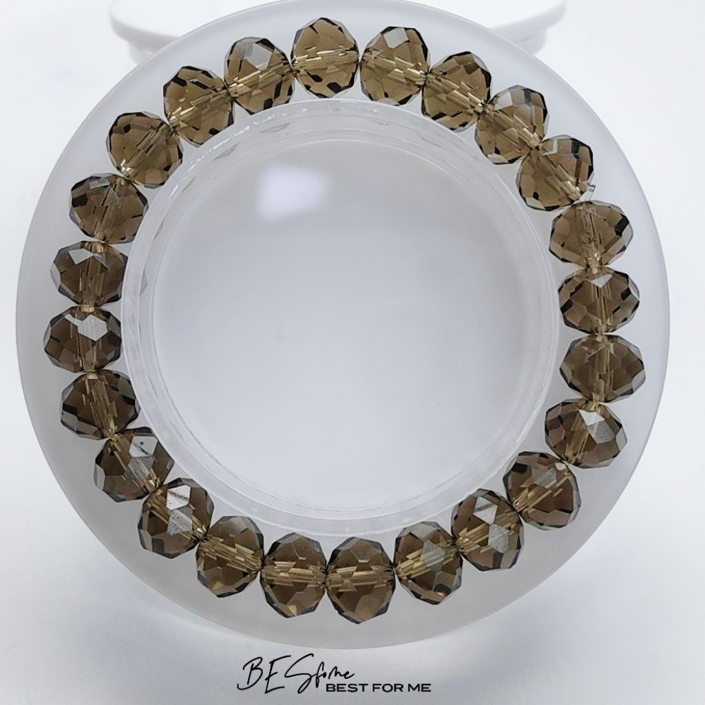 Crysral ธรรมชาติ Smoky Quartz Faceted