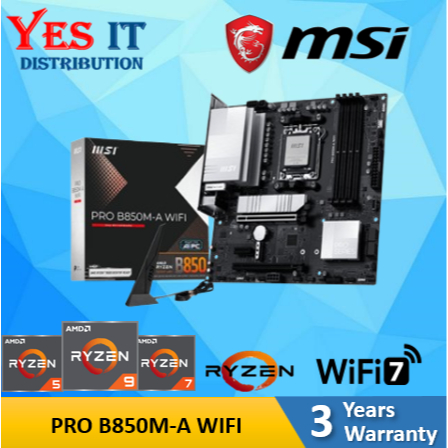 เมนบอร์ด MSI PRO B850M-A WIFI (WIFI 7)
