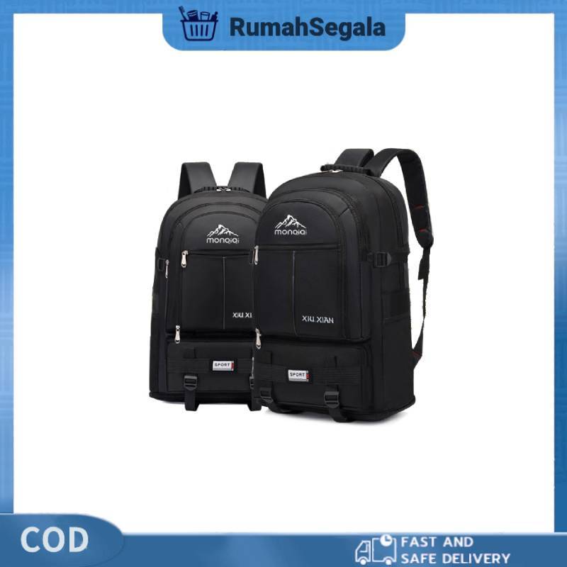 RumahSegala 65L-75L กระเป๋าเป้ปีนเขาเดินป่ากันน้ําความจุขนาดใหญ่กระเป๋า Camping Bag BackPack Travel 