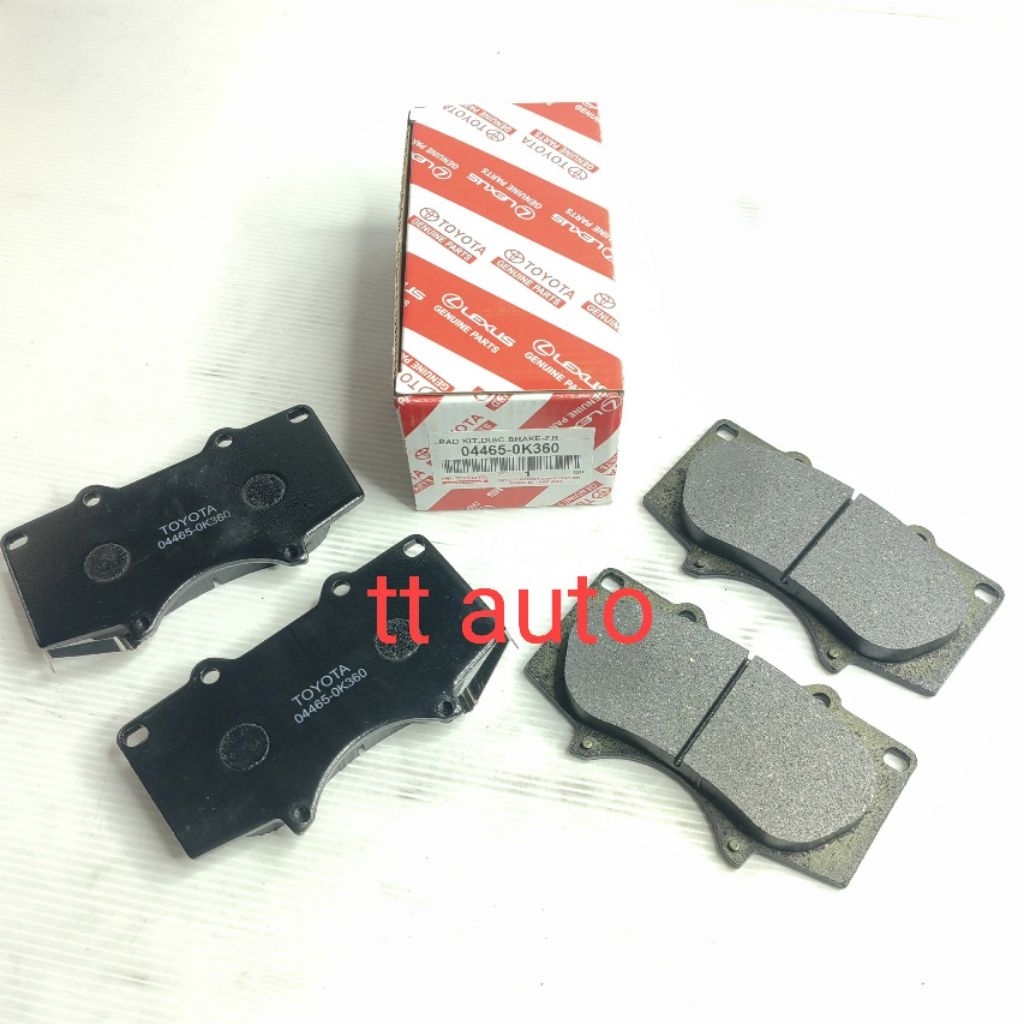 TOYOTA HILUX REVO GUN125 GUN126 FORTUNER TGN51 ชุดผ้าเบรคแผ่นดิสก์ด้านหน้า (04465-0K360)