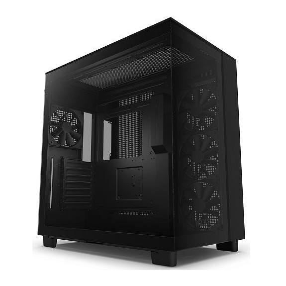 NZXT H9 Flow (2023) - เคสพีซีการไหลของอากาศแบบ Dual-Chamber/ สีดํา