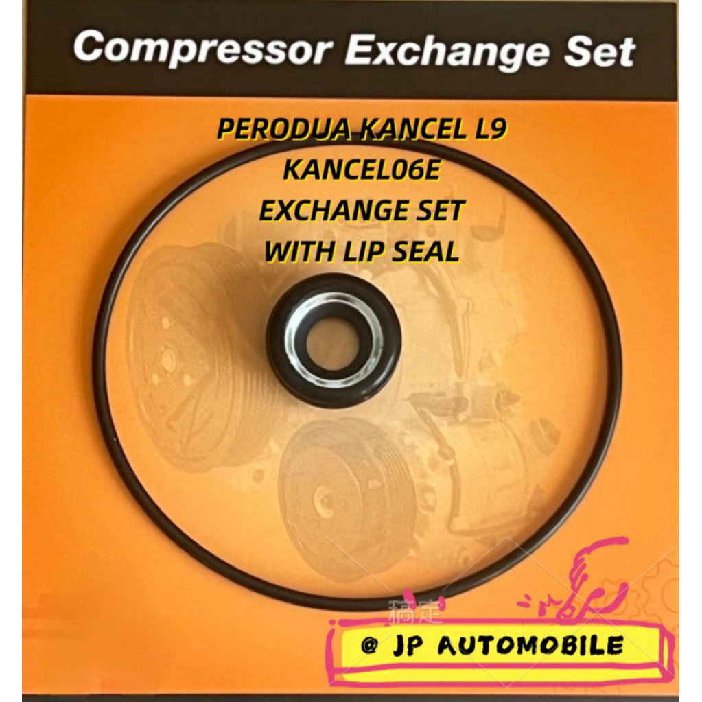 PERODUA KANCIL L9 / KANCIL 06E AIRCOND COMPRESSOR O-RING KIT LIP SEAL /EXCHANGE SET (สําหรับซ่อมแซมแ