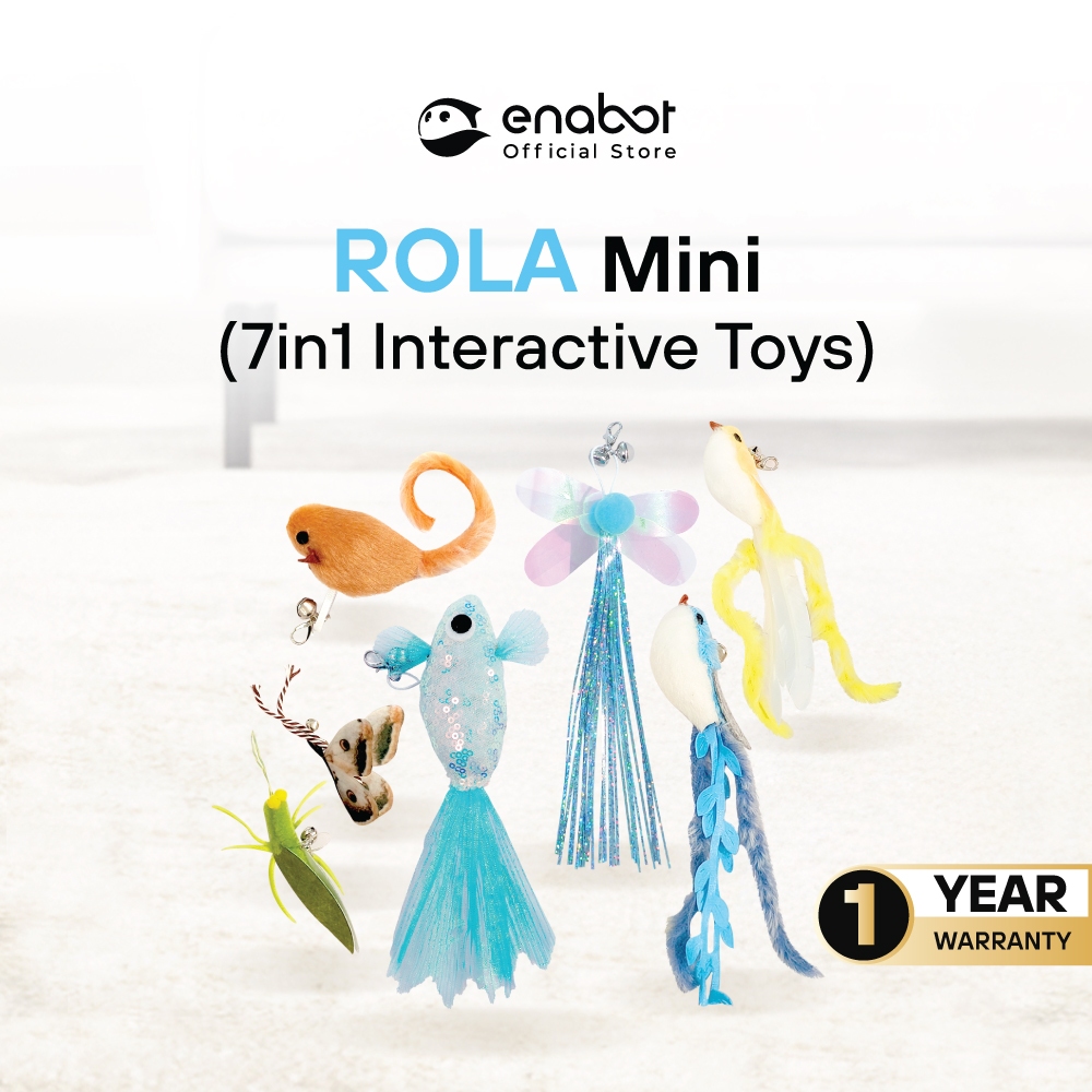 Enabot Cat Teaser Set สําหรับ ROLA Mini & EBO Air 2 Plus
