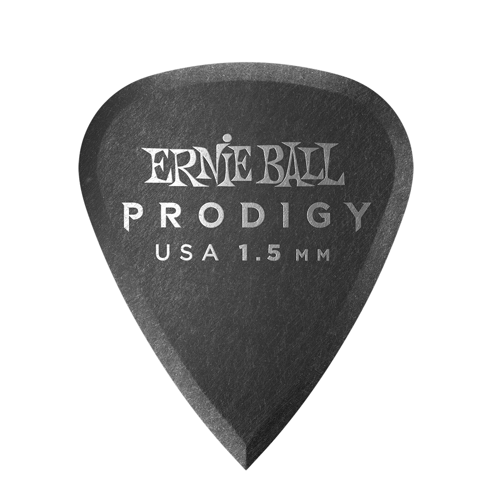 Ernie Ball P09199 Prodigy Guitar Picks - Standard 1.5mm Black - 6 Pack