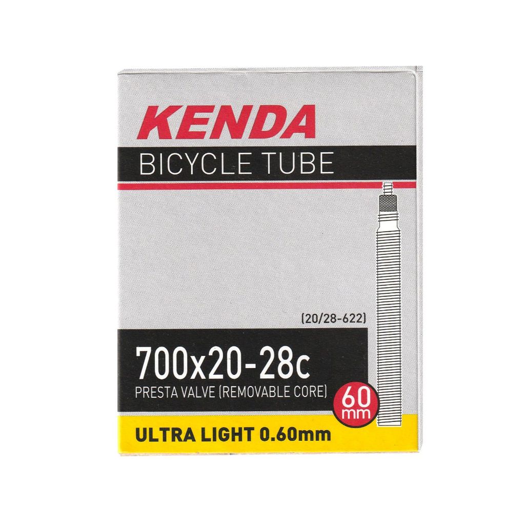 [ ซื้อ 1 ฟรี 1 ข้อเสนอ ] ยางใน KENDA Ultra Lite 700x20/28C จักรยานเสือหมอบ