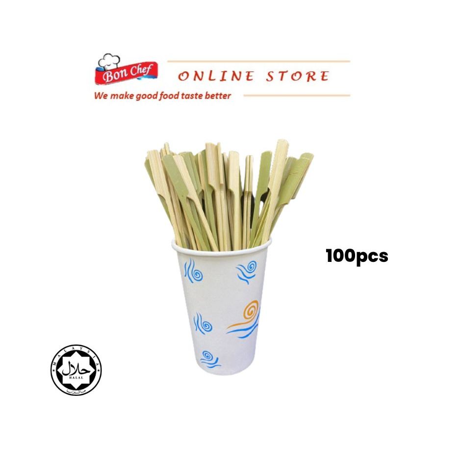 100 ชิ้นTeppo Hijau Bamboo Stick