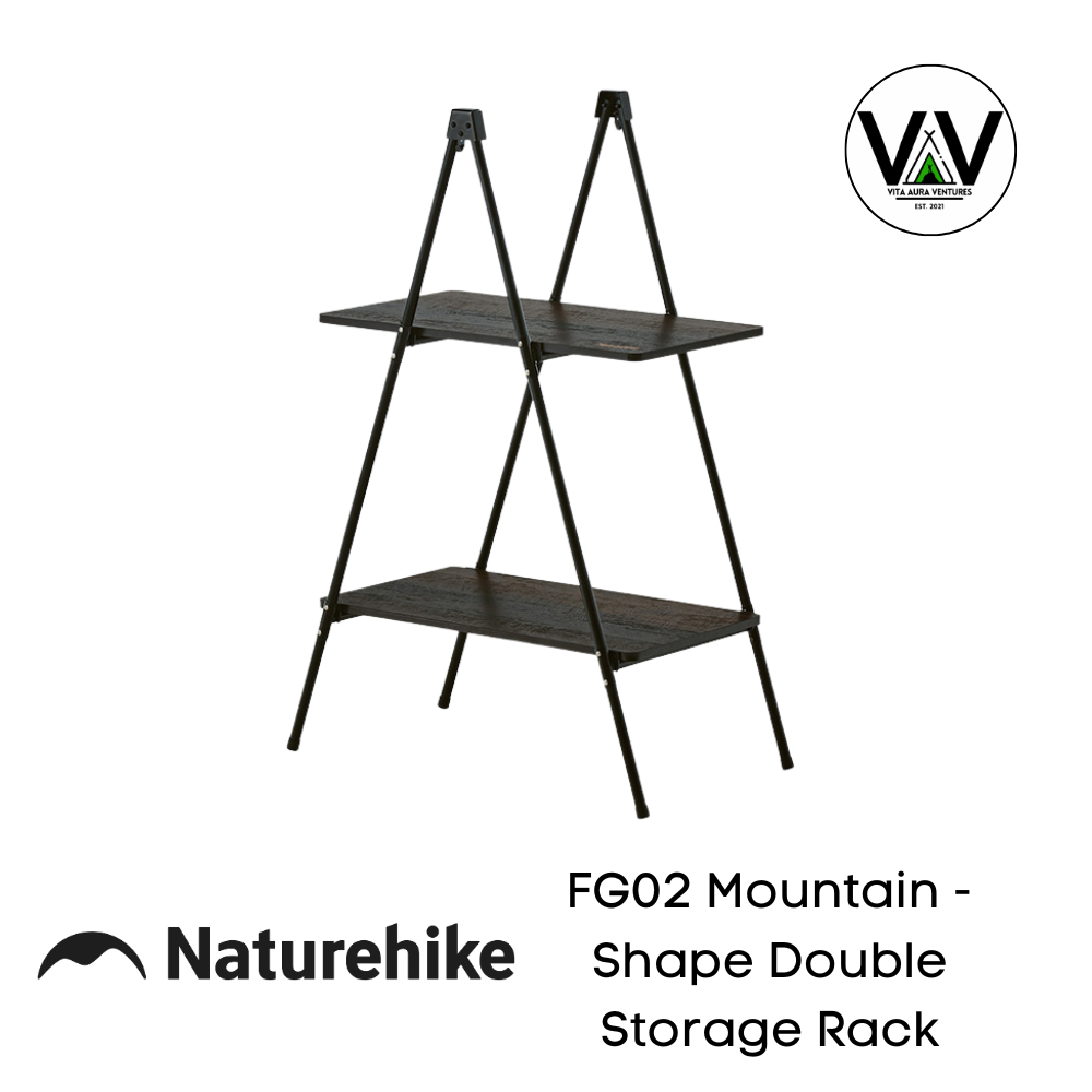 NATUREHIKE FG02 Mountain - Shape Double Storage Rack
