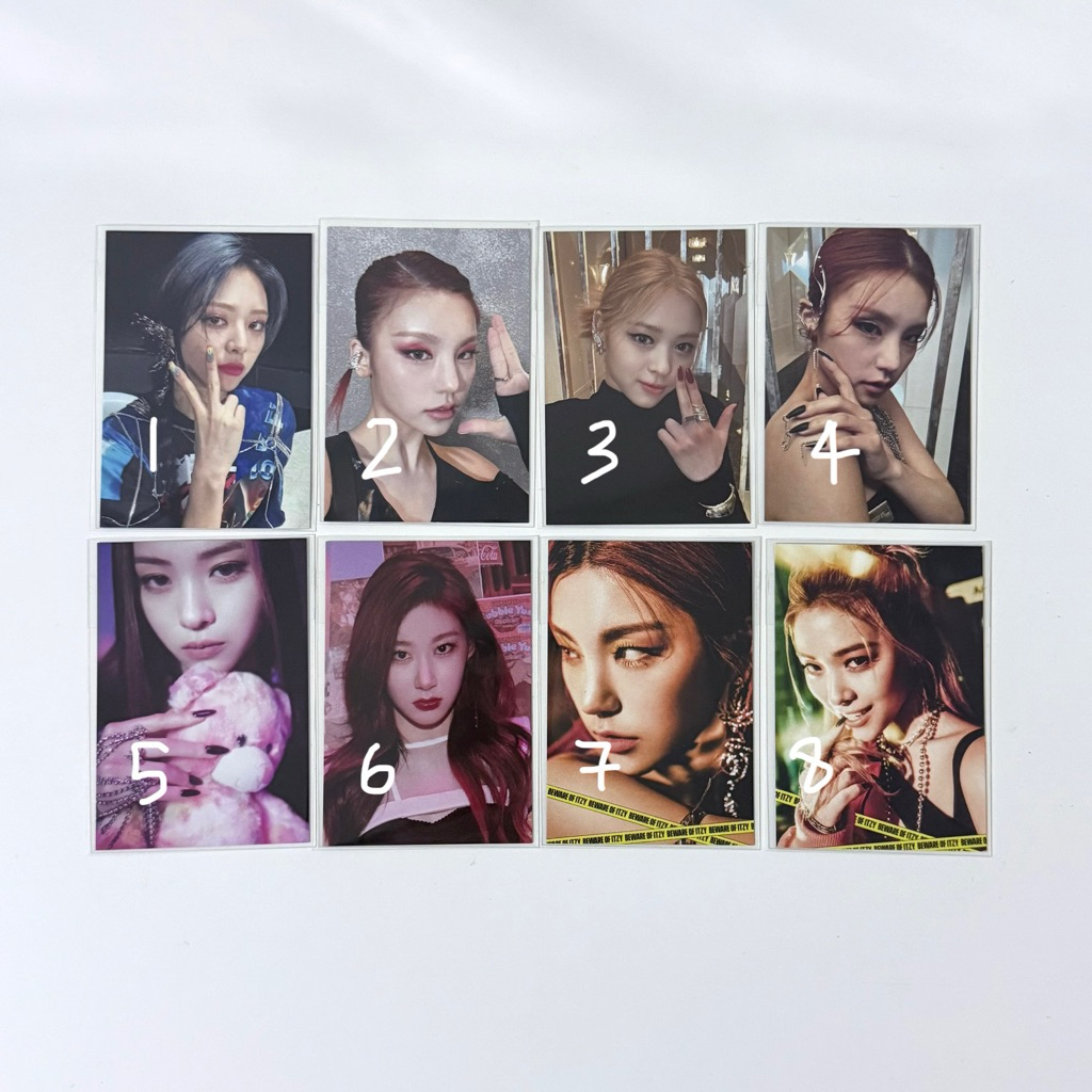 Itzy Guess Who Japan Tower Records Photocard