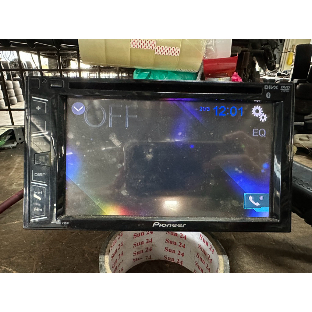 Pioneer AVH-295BT double din Bluetooth Car player FM Use Halfcut 🇯🇵