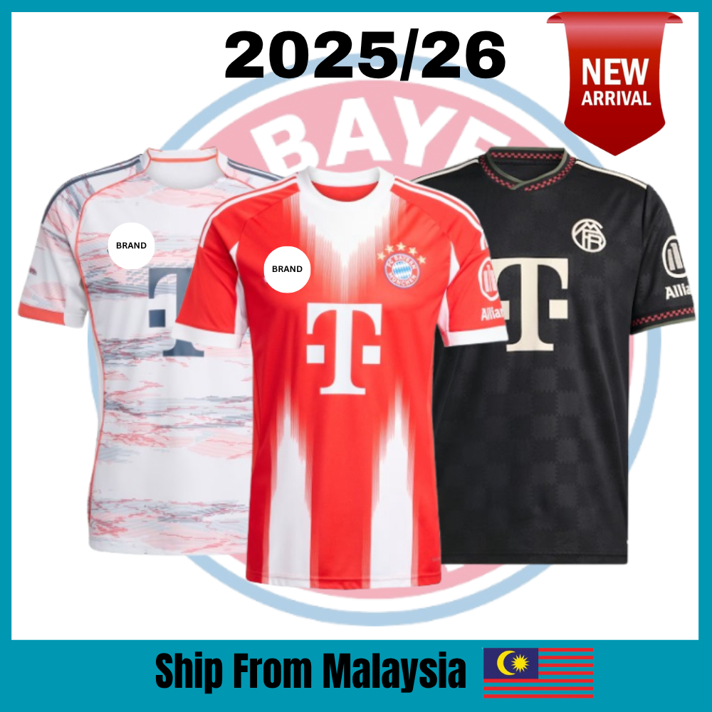 (S-4XL) Bayern_Muchun BM Home Away 3rd Third Oktoberfest Kit 2024/25 & 2025/26 เสื้อฟุตบอล Jersi Bol