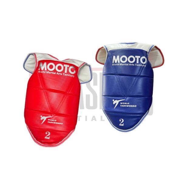💥จัดส่งรายวัน💥100% MOOTO Taekwondo Vest Chest Protector (สีแดงและสีน้ําเงินสองในหนึ่งเดียว)