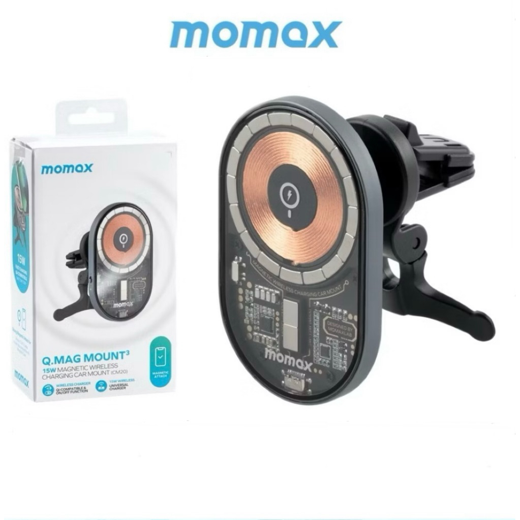 Momax Q Mag Mount 15W Magnetic Witeless ชาร์จติดรถยนต์