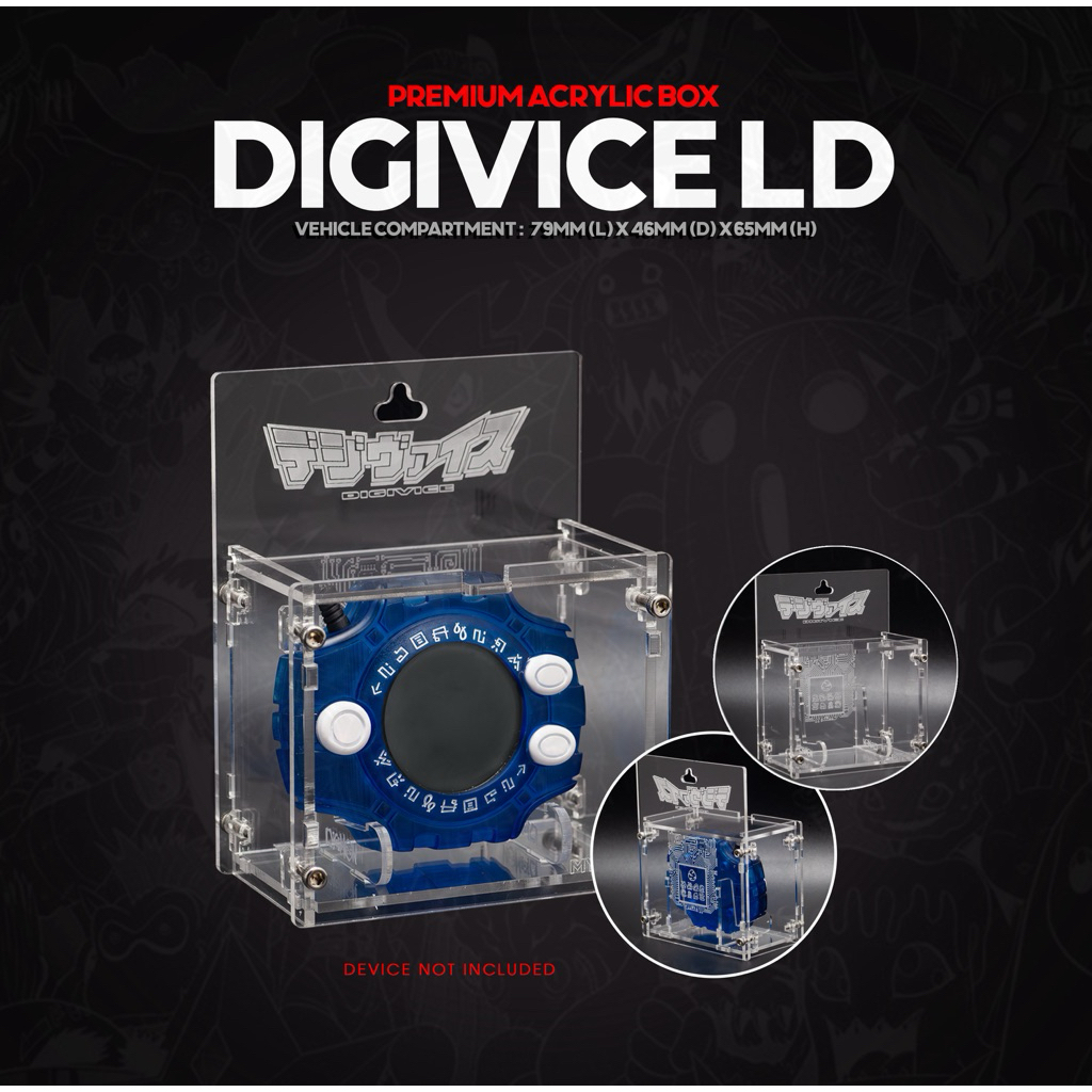 อุปกรณ์ DIGIMON ACRYLIC สําหรับ D2 DIGIVICE / D2 COLOUR / VPET - MYMINI3D