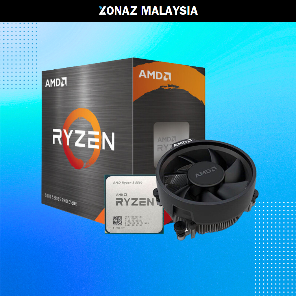 AMD RYZEN 5 5500 6 CORES 12 THREADS AM4 PROCESSOR