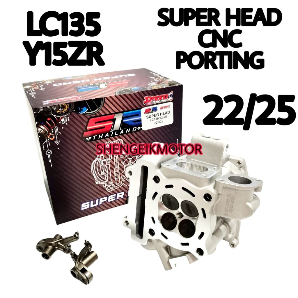 S1R HEAD LC135 Y15ZR RACING SUPER HEAD 22/25 CNC HEAD S1R