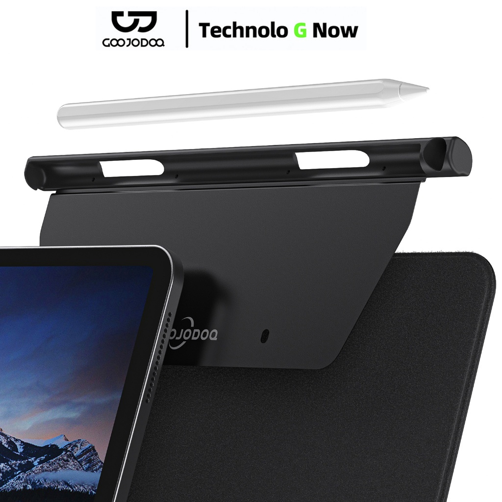 GOOJODOQ Magnetic Stylus Pencil Slot และเคสคีย์บอร์ดสําหรับ iPad Series