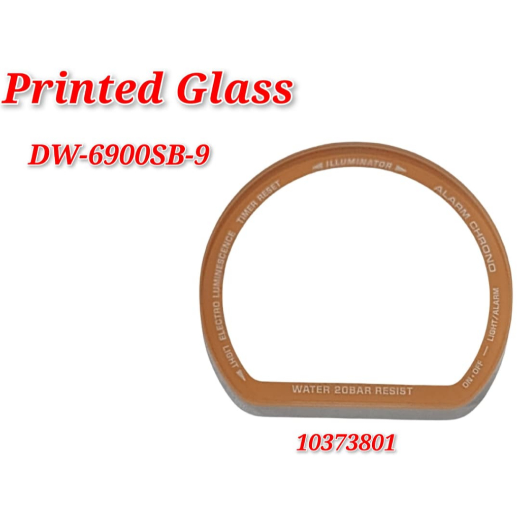 กระจกพิมพ์ลายสําหรับ DW-6900SB-9 - อะไหล่ทดแทน - GLASS/PRINTED