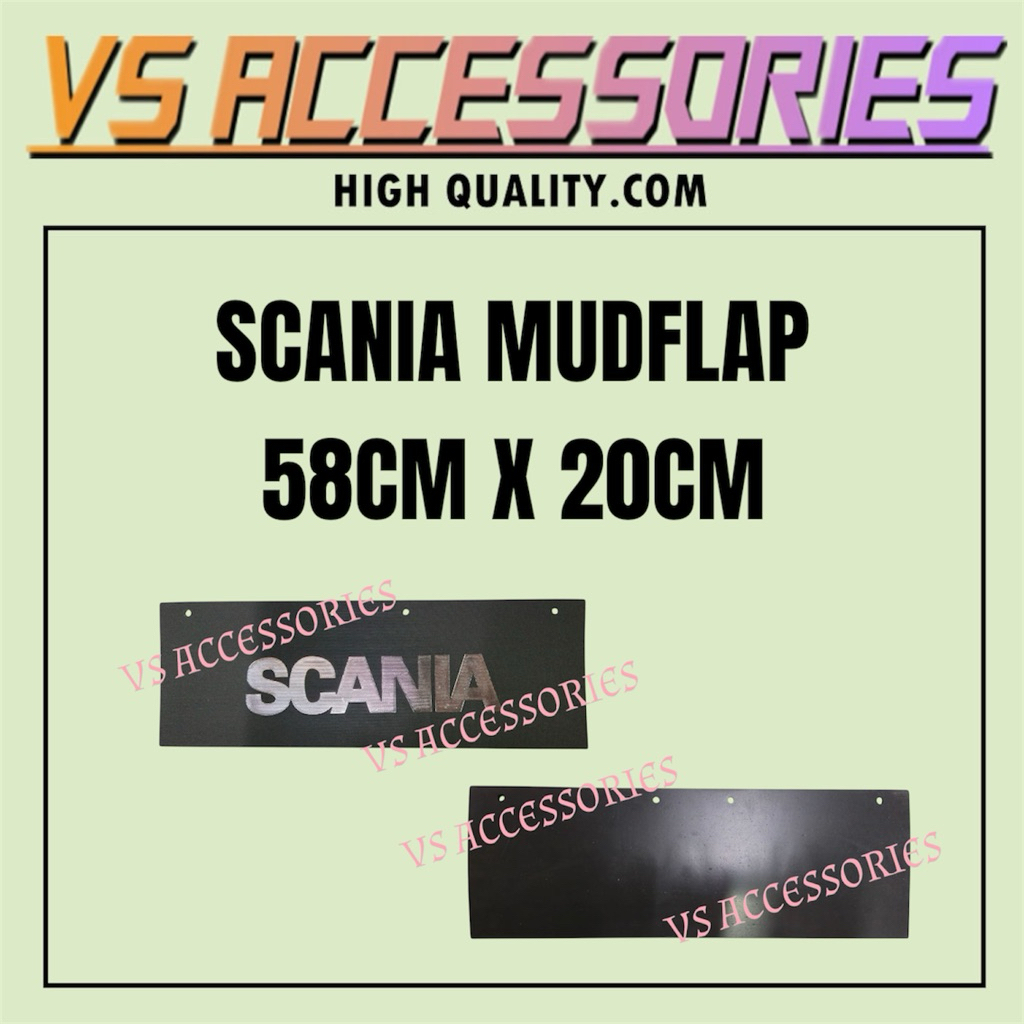 SCANIA MUDFLAP 58CM X 20CM