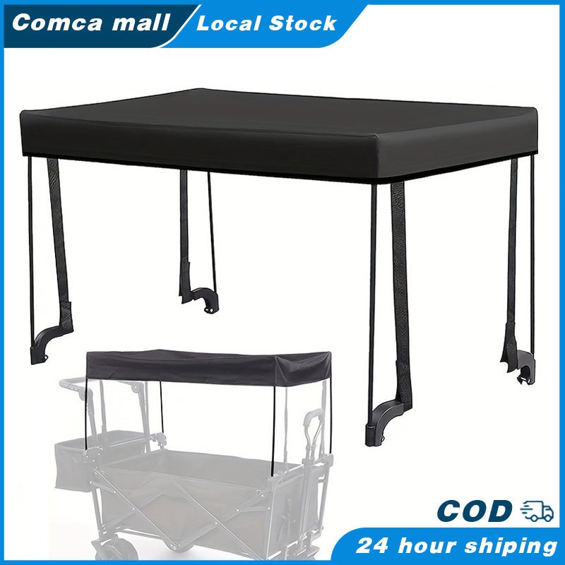 Kanopi Lipat Untuk Wagon Canopy Cover / Camping Trolley Wagon Canopy Sun Shade Cover / รถเข็นอุปกรณ์