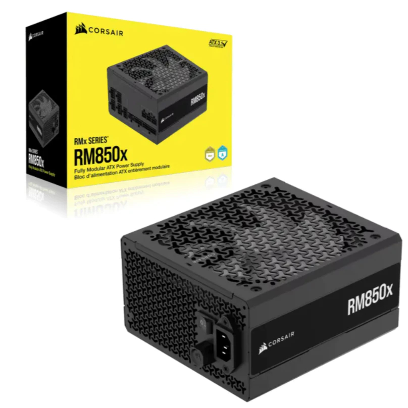 CORSAIR RMx Series [ RM850x / RM1000x ] Cybenetics Gold ATX 3.1 PCIe 5.1 PSU แบบโมดูลาร์เต็มรูปแบบ