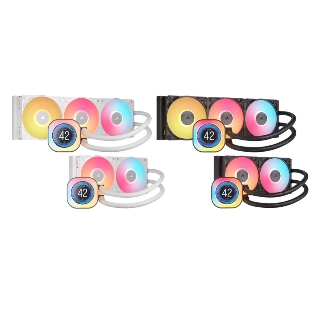 CORSAIR ICUE LINK TITAN LCD [ RX 240 LCD / RX 360 LCD ] AIO Liquid CPU Cooler