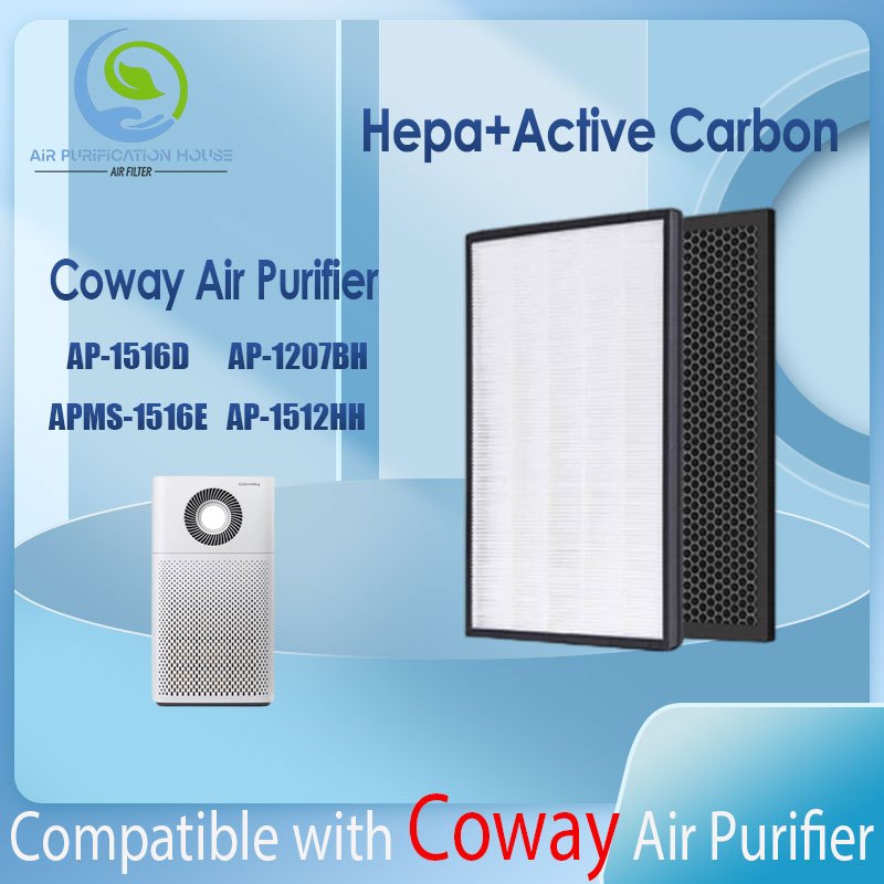 เปลี่ยนเข้ากันได้กับเครื่องฟอกอากาศ Coway AP-1516D AP-1207BH APMS-1516E AP1516D AP1207BH AP1512HH กร