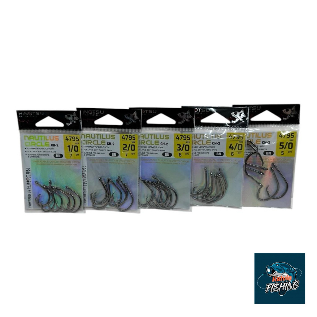 HINOTSU NEW TYPE 4795 NAUTILUS CIRCLE HOOK
