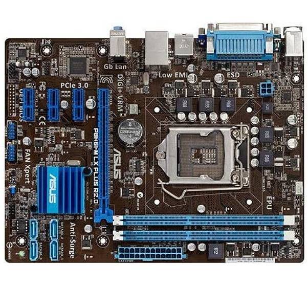Asus P8H61-M LX PLUS R2.0 LGA 1155 Intel H61 Micro ATX เมนบอร์ด Intel