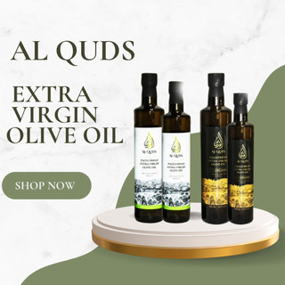 [ALQUDS] Minyak Zaitun Organik Palestine Al Quds 250ml | Organic Olive Oil Palestine  | Extra Virgin Olive Oil
