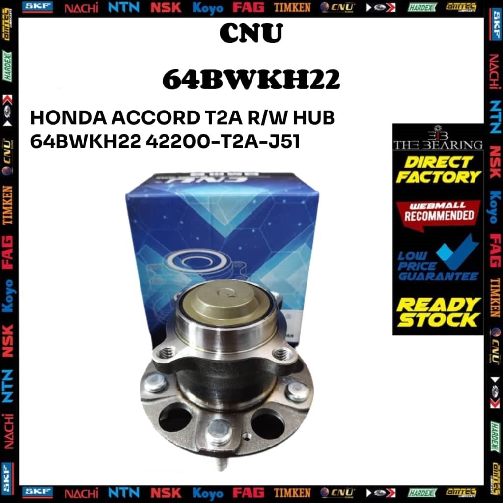 HONDA ACCORD T2A REAR WHEEL HUB 64BWKH22 42200-T2A-J51