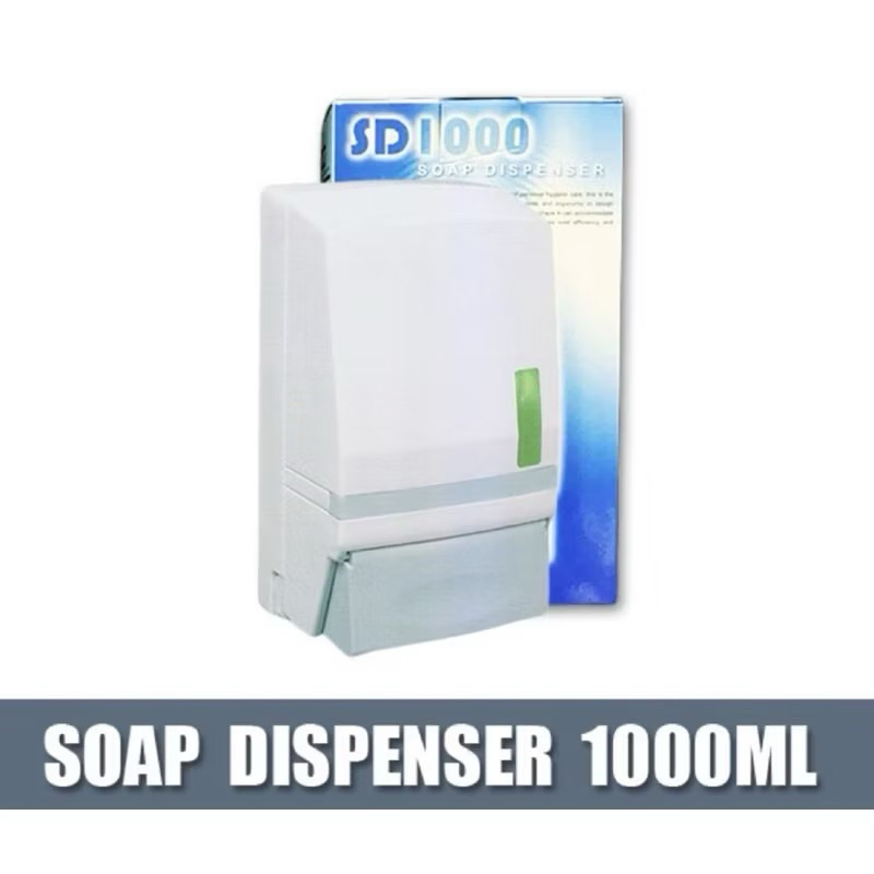 SD1000 เครื่องจ่ายสบู่ติดผนัง 1000มล ( สีขาว )