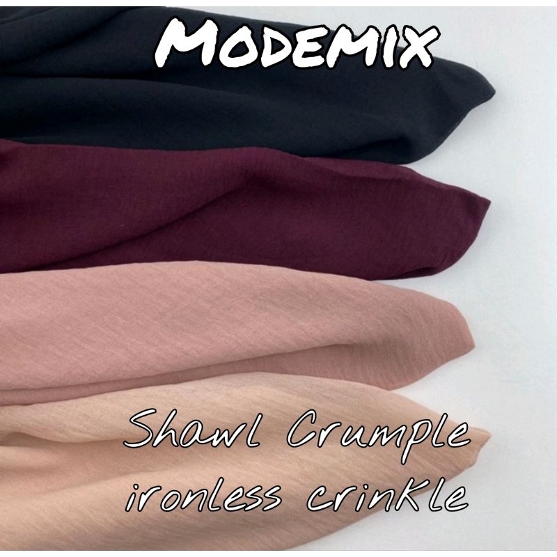 Viral Shawl Chiffon Crumple/Shawl Ironless Cinkle Cey