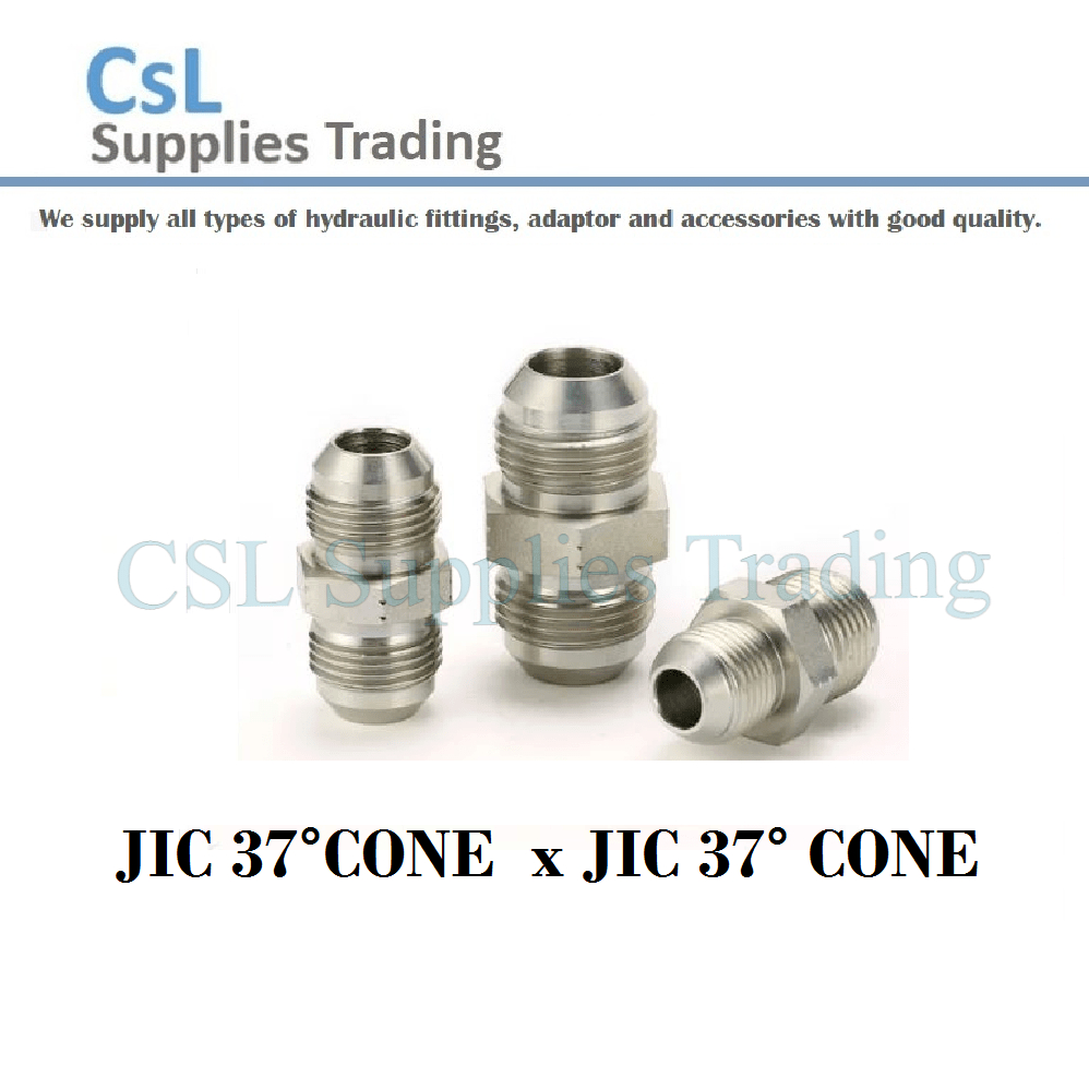 GG JIC x JIC AN UNION MAN HYDRAULIC ADAPTER CONNECTOR