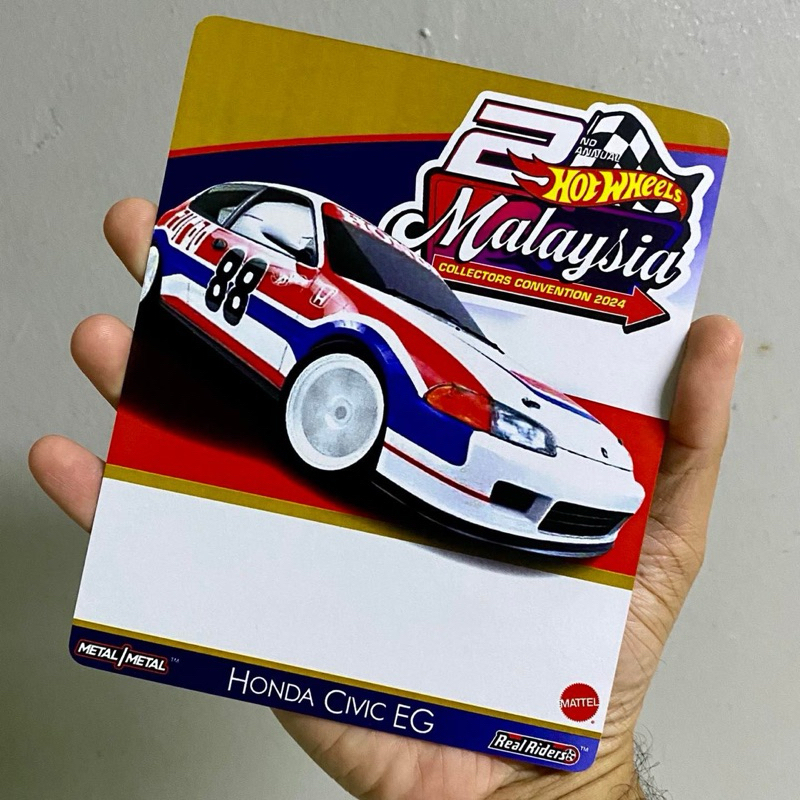Kad custom size Premium - Honda Civic EG 2nd Annual HW Collectors Convention 2024
