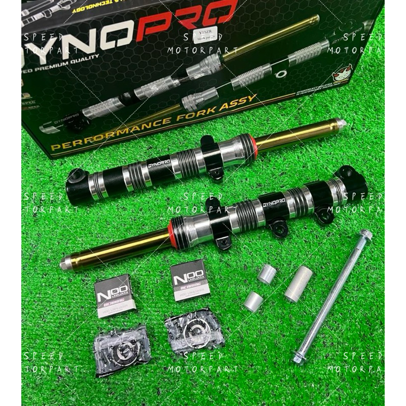 DYNOPRO RACING FORK LAY 1.0INCH GOLD FORK BAR Y15 Y16 แอดจูสTABLE
