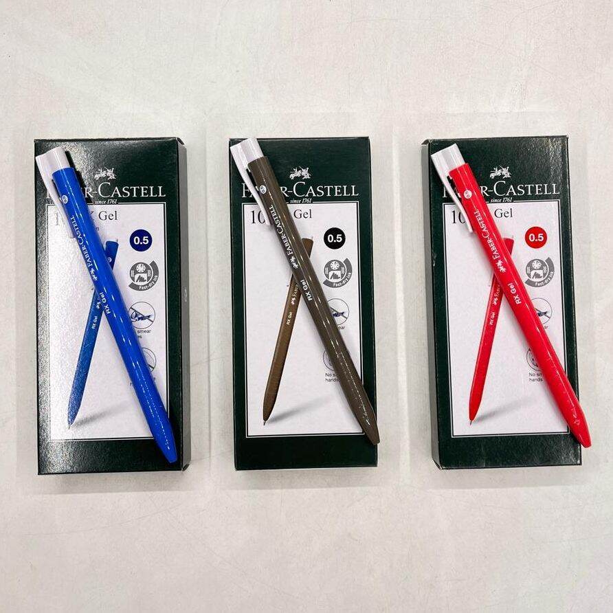 Faber-Castell RX5/RX7 ปากกาเจลและปากกาเจลสี 0.5 มม./0.7 มม. (ราคา 1 ชิ้น)