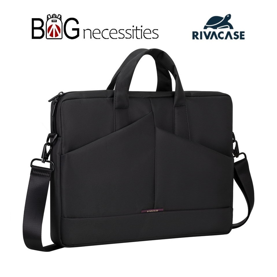 Rivacase DIAGONAL PLUS LAPTOP BAG 15.6" (8731) - GREY