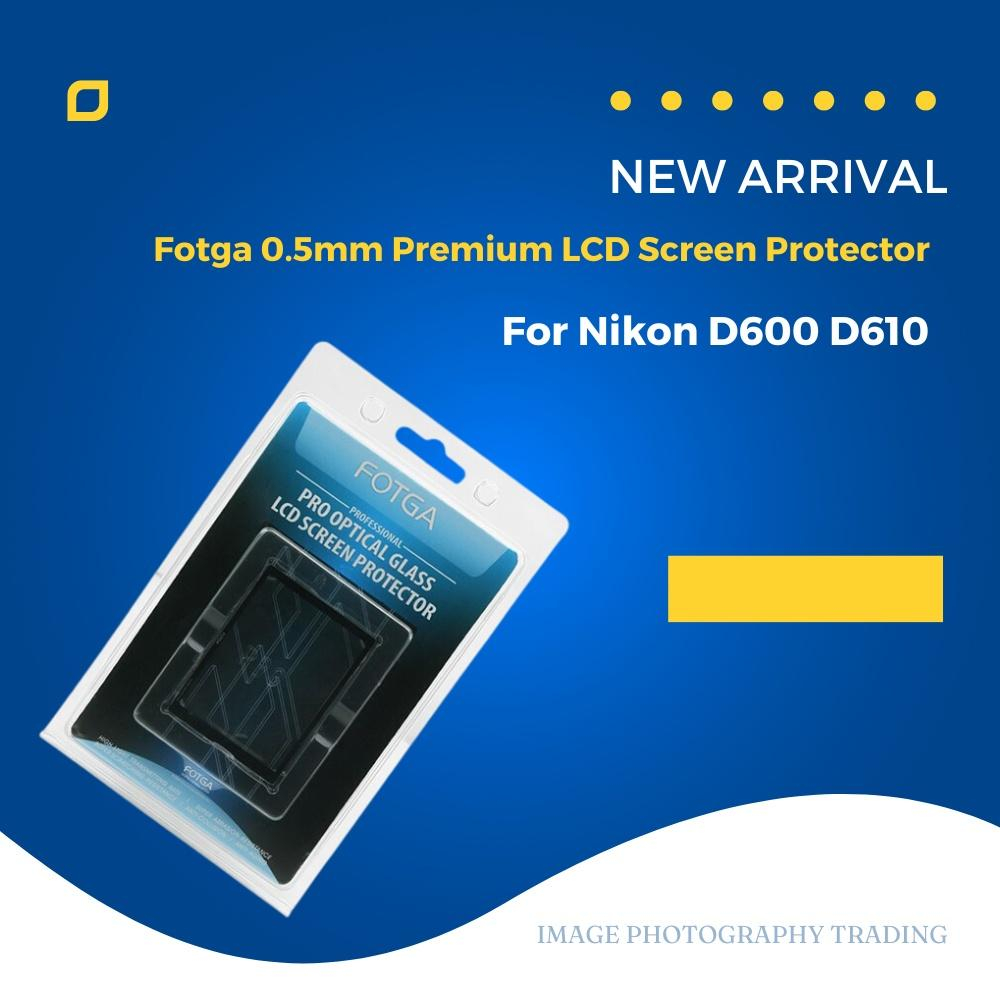 Fotga 0.5 มม.แผงหน้าจอพรีเมี่ยมกระจก LCD สําหรับ Nikon D600 D610