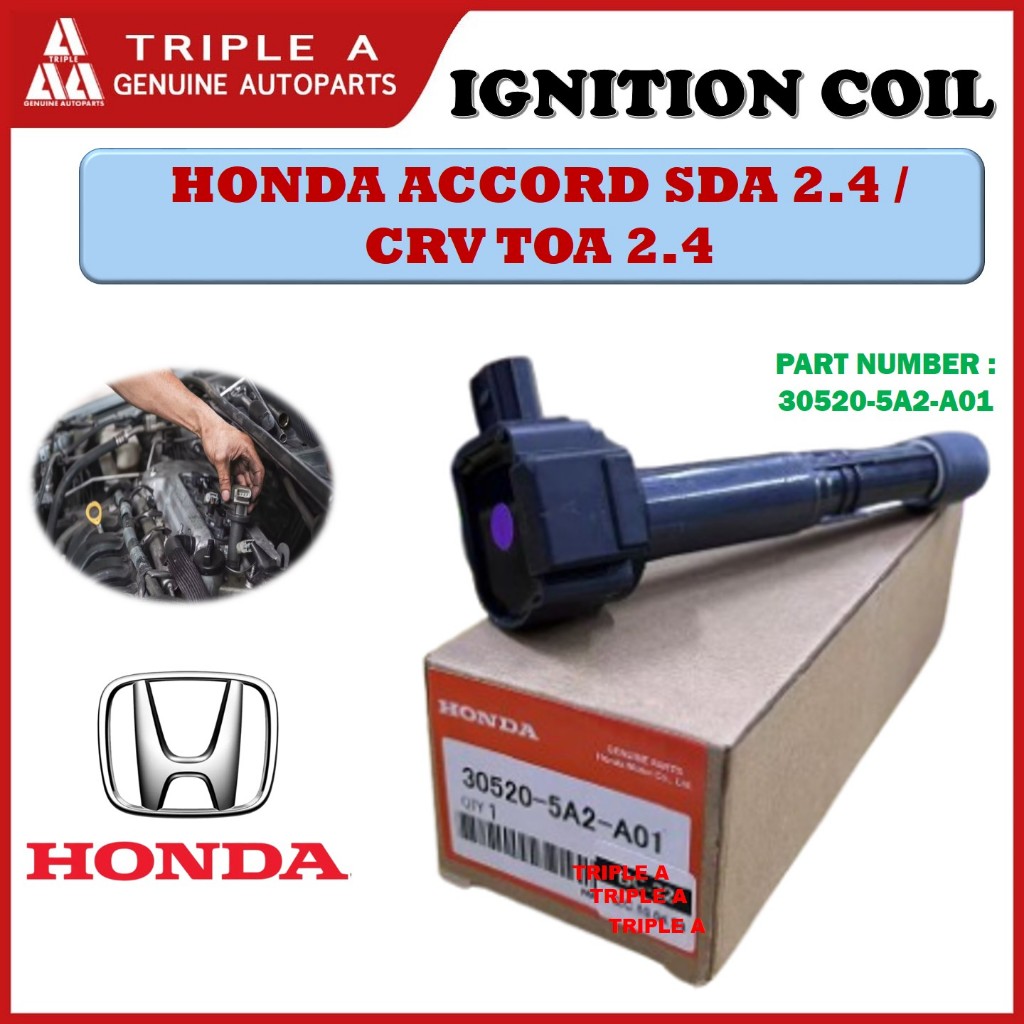 30520-5a2-a01 IGNITION COIL HONDA- ACCORD SDA 2.4 /CRV TOA 2.4