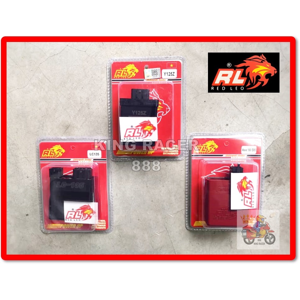 บารุ ! RED LEO CDI RACING LC135 V1 ถึง V7 / W125 W125X Wave125 / EX5 Wave100 Wave Y125Z Y125 RXZ Red