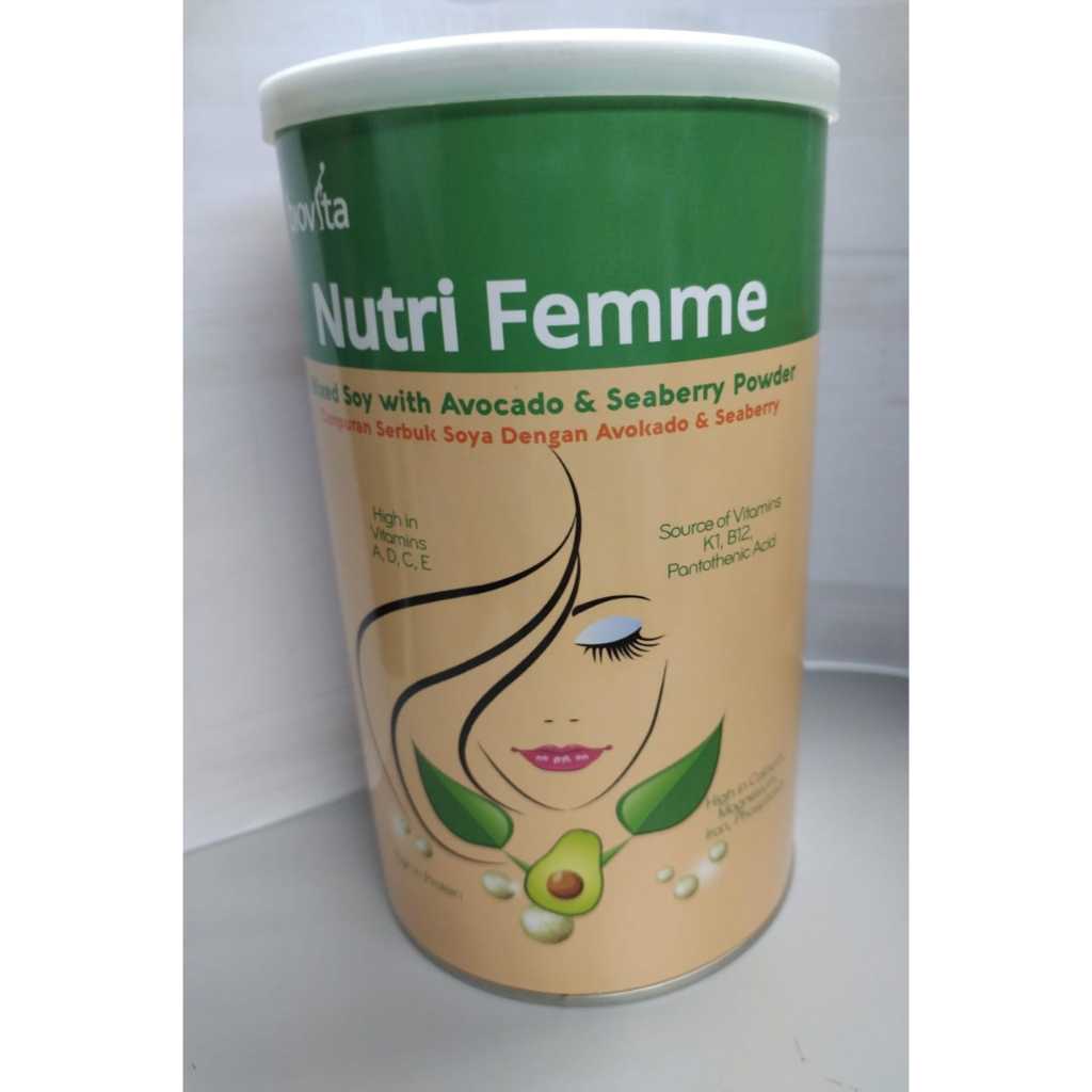 Biovita NUTRI FEMME MIXED SOY & AVOCADO WITH SEABERRY POWDER 450G(EXP:09/2026)