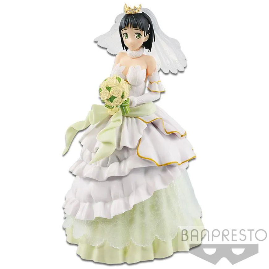 Banpresto Sword Art ลงทะเบียนรหัสออนไลน์ EXQ รูป Kirigaya Suguha ชุดแต่งงาน Ver. ตัวเลขของเล่น