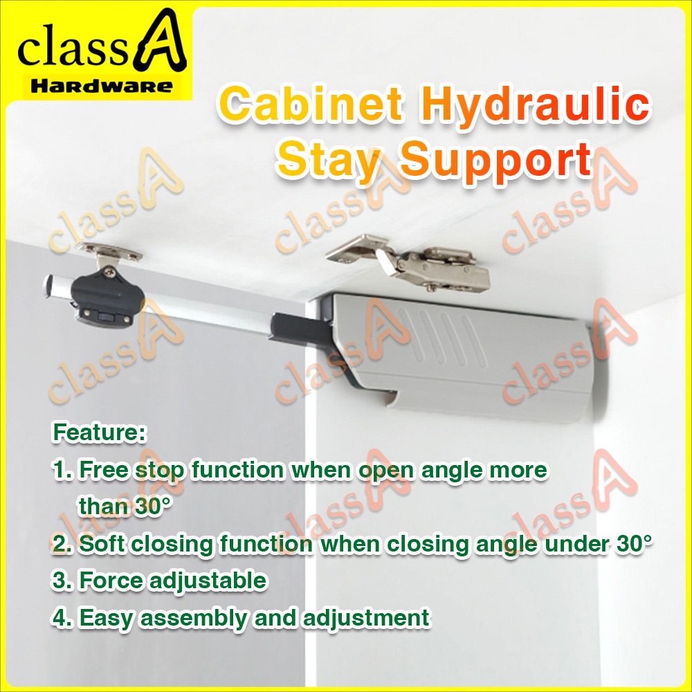 ClassAHW G127 CS127 Heavy Duty Lift Up ปรับฟรีหยุดตู้ครัวประตู Stay