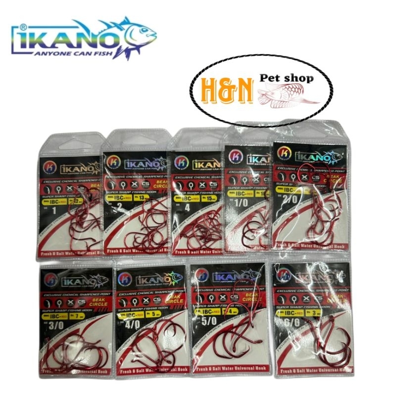 IKANO HOOK BEAK CIRCLE IBC-RED COLOUR