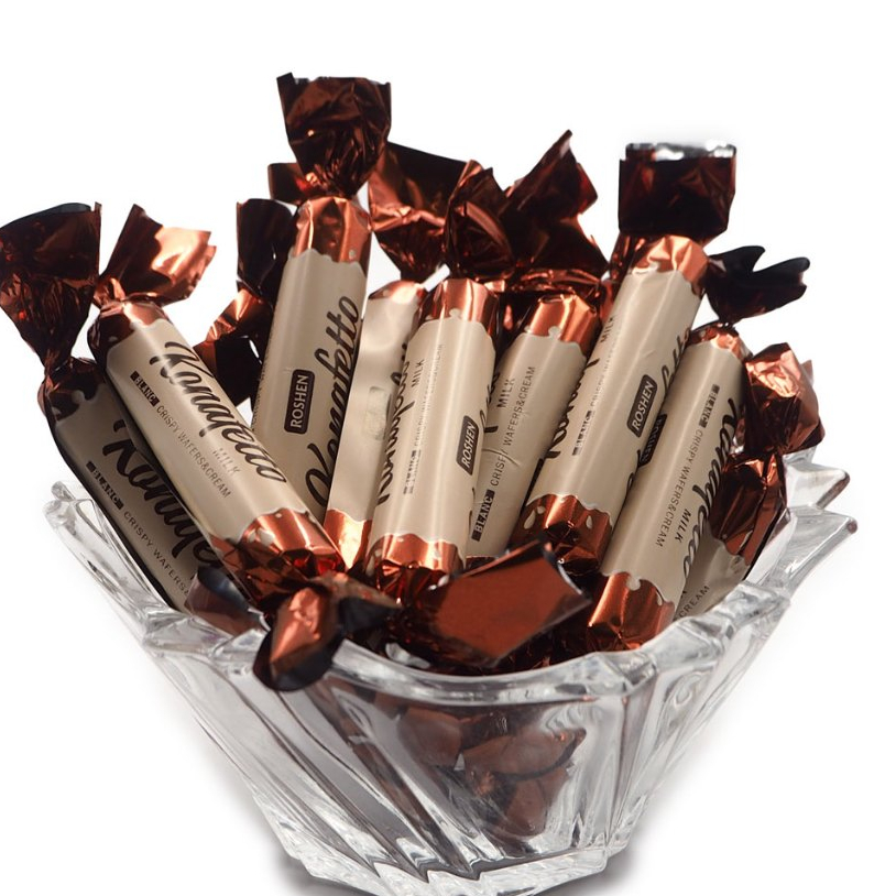 ROSHEN KONAFETTO MILK BLANC CRISPY WAFERS & CREAM (500G)[มาใหม่]