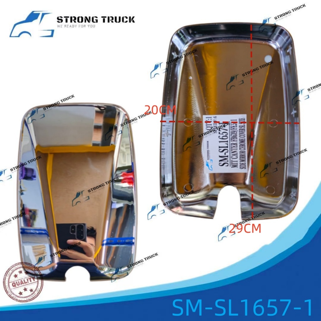 MIT CANTER FB639/FE511 SIDE MIRROR CHROME COVER SL SIZE
