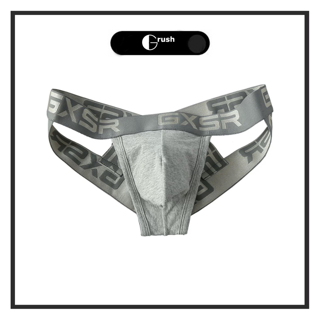 GXSR Men Lingerie - Jockstrap (ดํา, ขาว, เทา)